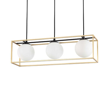Ideallux lingotto sp3 ottone Ideallux Lampade a sospensione